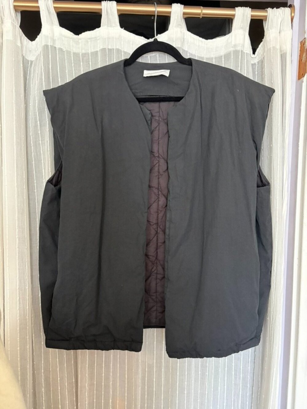 Self Contrast Oversize Vest